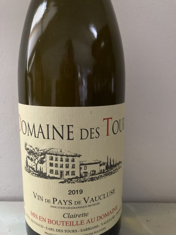 Domaine des Tours Blanc Vin de Pays du Vaucluse, Emmanuel Reynaud 