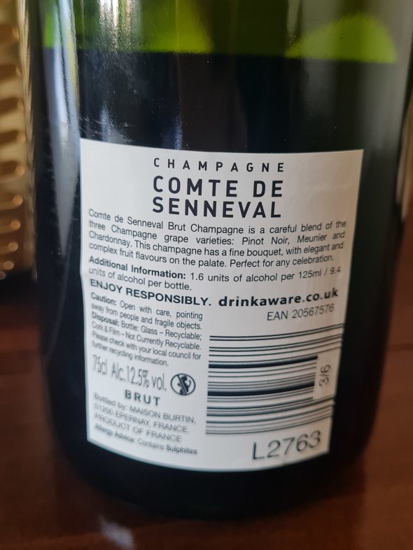 Comte de Senneval Champagne
