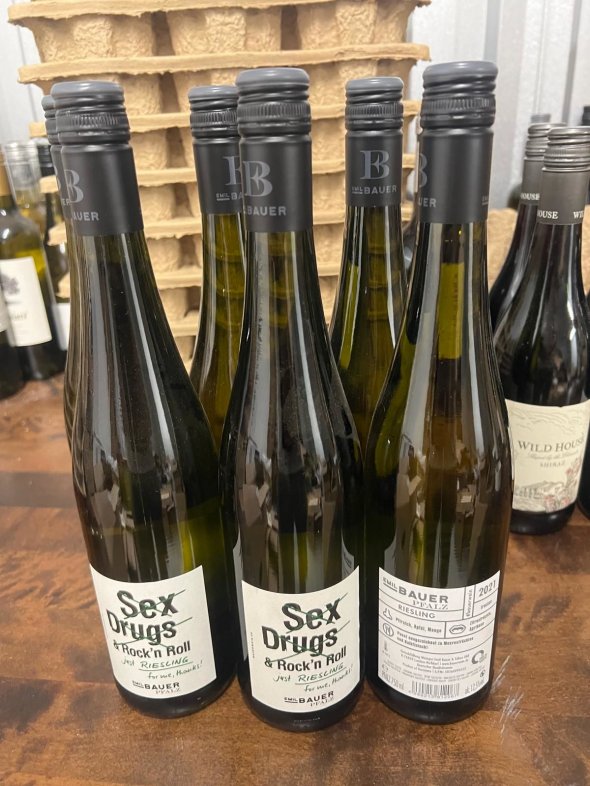 Sex Drugs & Rock'n Roll. Just Riesling For Me Thanks! 