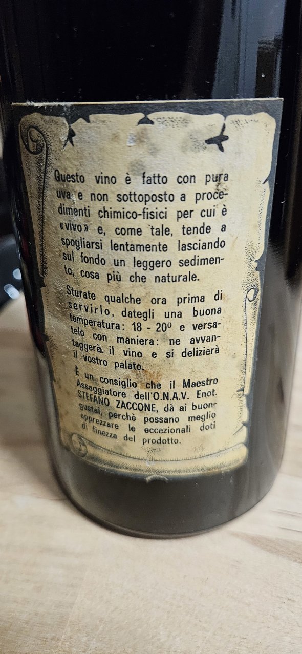 Cantine Antiquariato Vini Italici Gattinara Spanna Riserva Especiale 