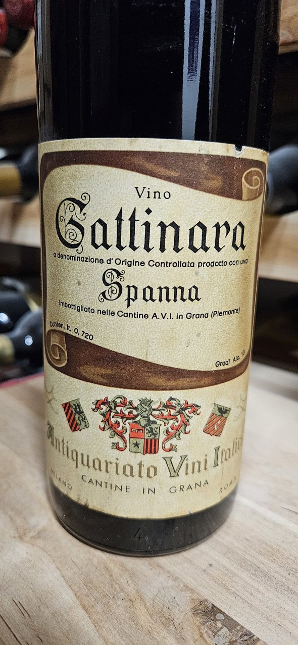 Cantine Antiquariato Vini Italici Gattinara Spanna Riserva Especiale 