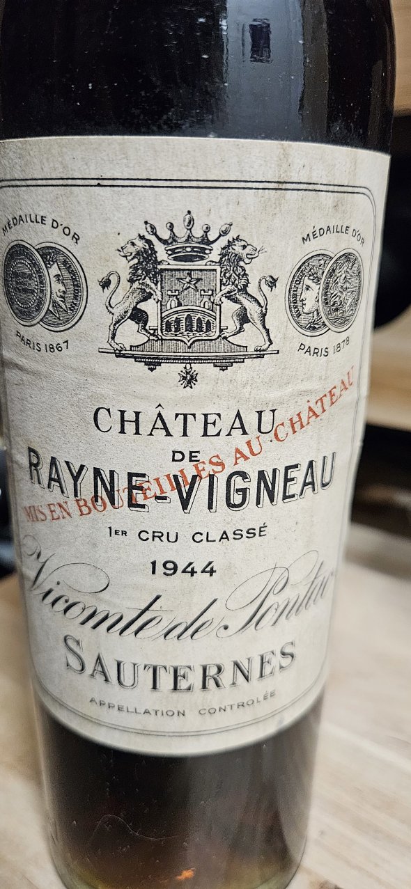 Chateau de Rayne-Vigneau Sauternes