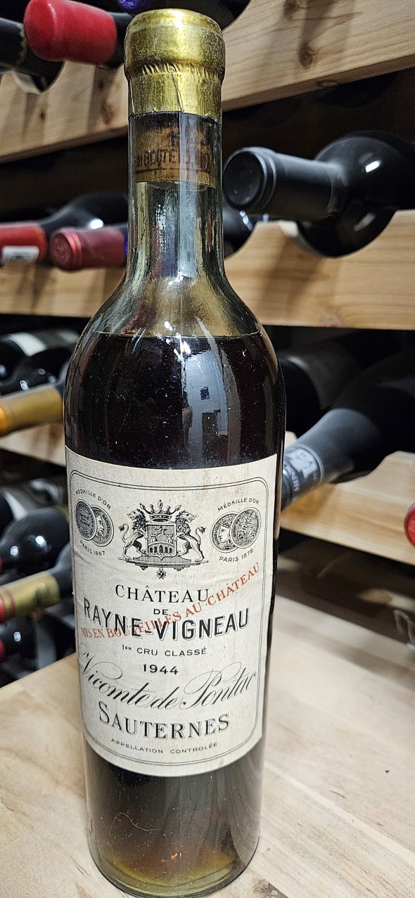 Chateau de Rayne-Vigneau Sauternes