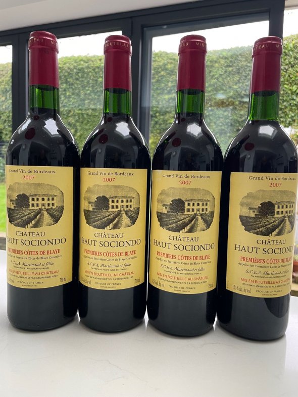 Chateau Haut Sociondo, Blaye-Cotes de Bordeaux