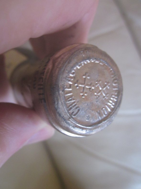 One Half Bottle of Chateau Laville Haut-Brion Cru Classe, Pessac-Leognan 1962