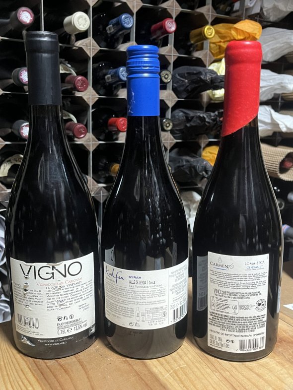 Chilean threesome: De Martino, Carmen, Ventisquero 2016/17/20