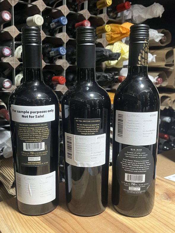 Canadian red trio: Frind Estate Winery, Okanagan Valley 2019/21