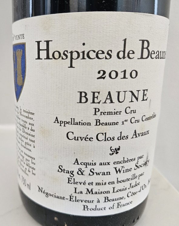 Hospices de Beaune, Beaune Premier Cru, Cuvee Clos des Avaux