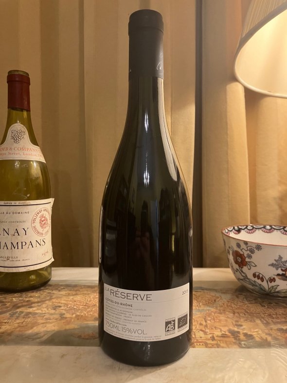 le Clos du Caillou, Cotes du Rhone, La Reserve Rouge