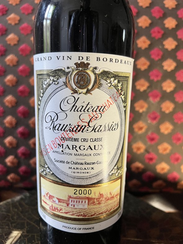 Chateau Rauzan-Gassies 2eme Cru Classe, Margaux