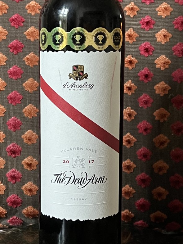 d'Arenberg, The Dead Arm Shiraz, McLaren Vale