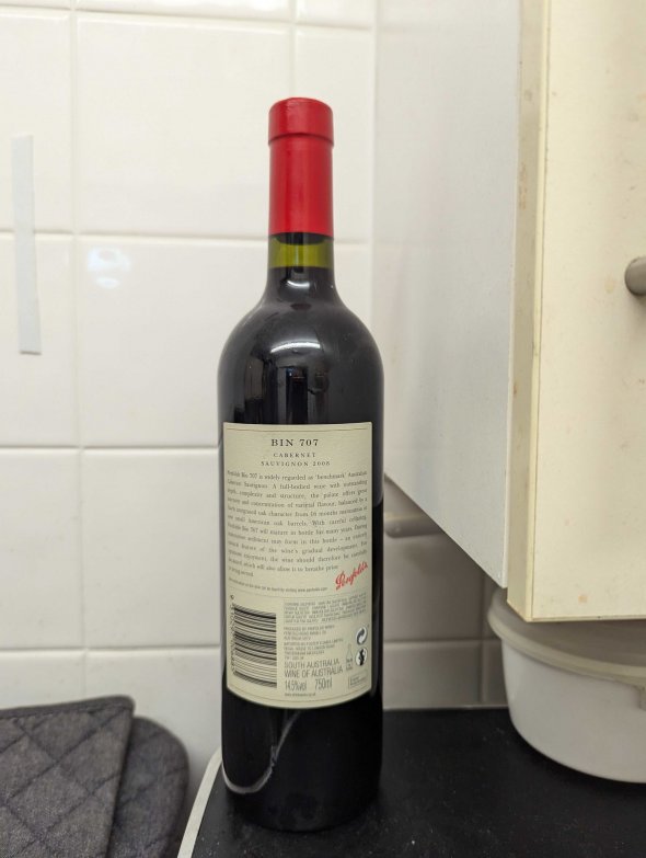 Penfolds, Bin 707 Cabernet Sauvignon, South Australia