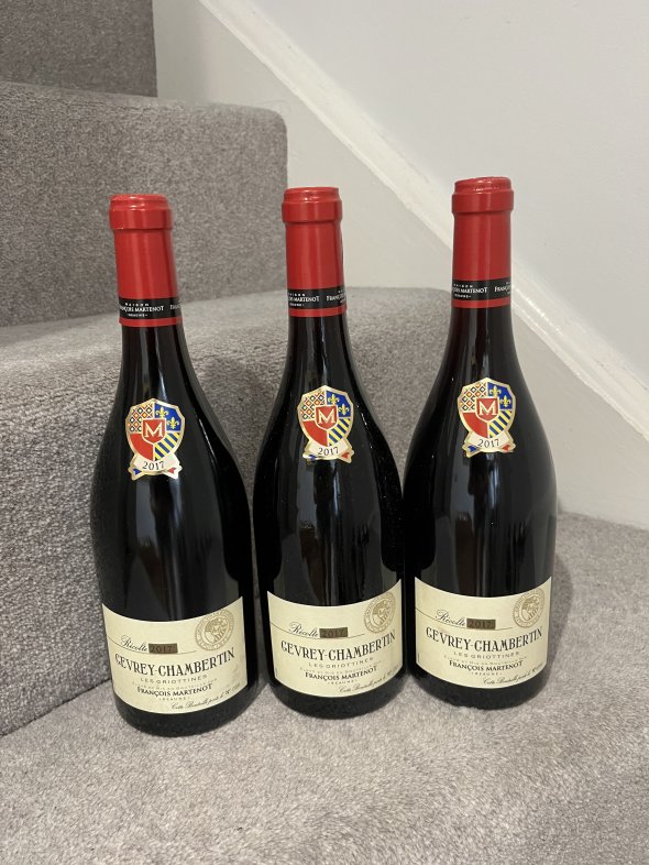 2017 (3 bottles) Francois Martenot Gevrey Chambertin Les Griottines 