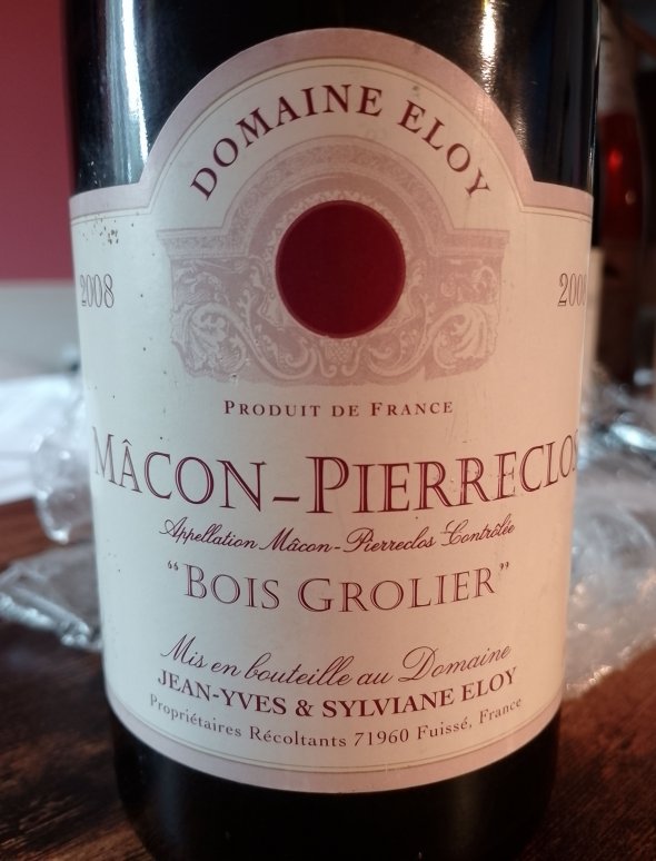 BOIS GROLIER - MACON PIERRECLOS