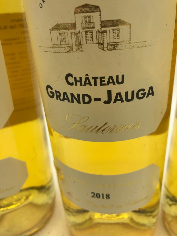 Chateau Grand Jauga Cuvee Prestige 2018 Sauternes