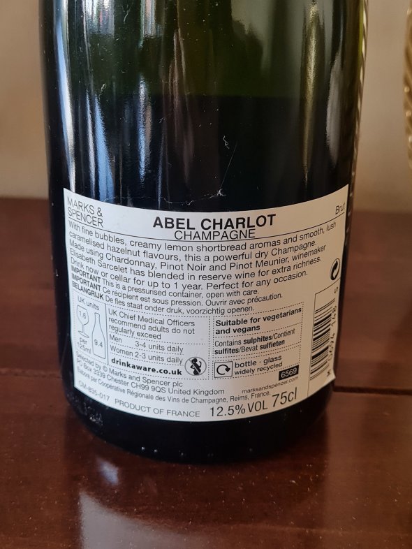 Marks & Spencer Abel Charlot Champagne