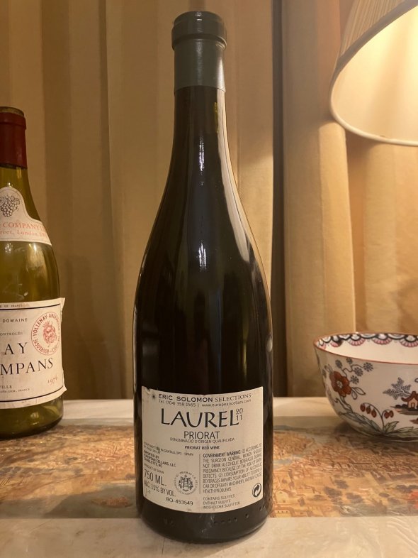 Clos Erasmus, Priorat, Laurel