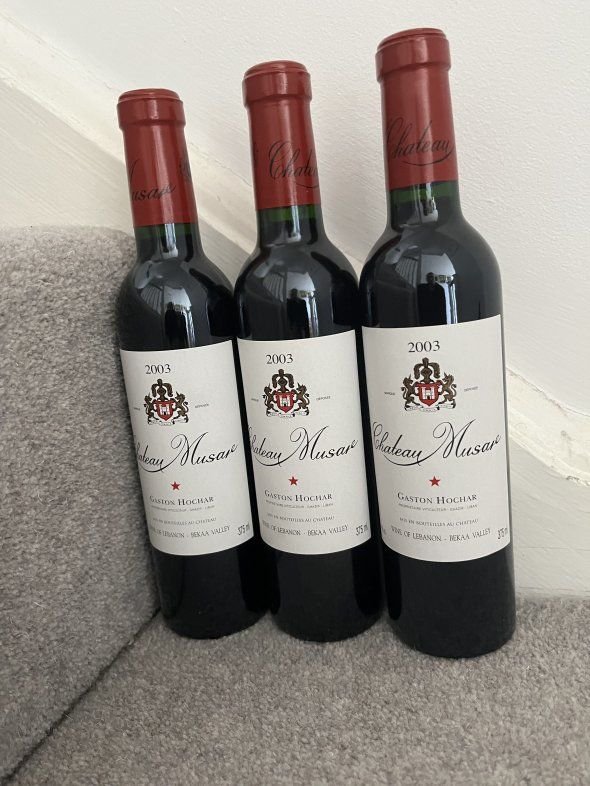 2003 (3 bottles) Chateau Musar, Red