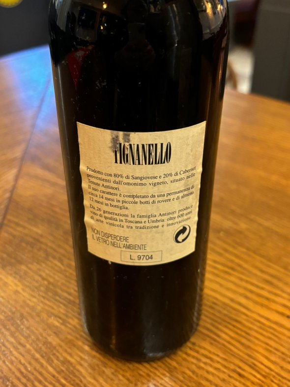 Marchesi Antinori, Tignanello, IGT