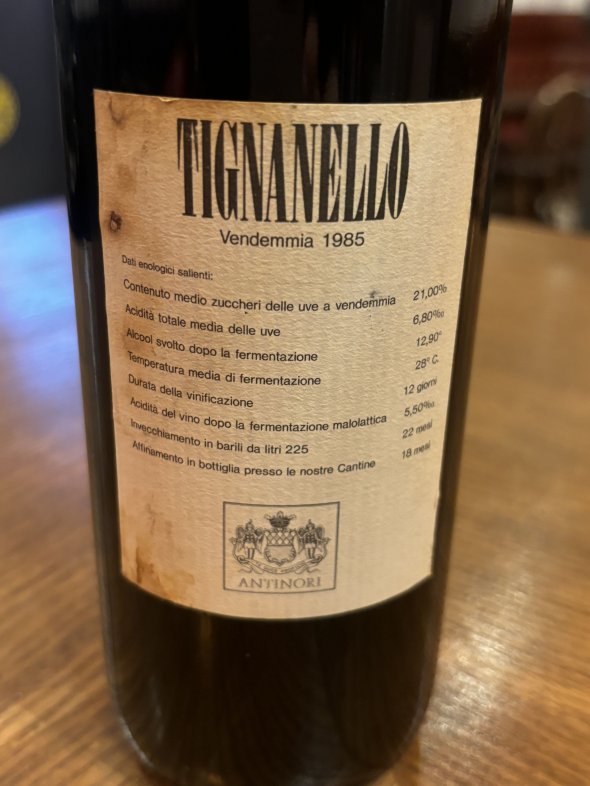 Marchesi Antinori, Tignanello, IGT