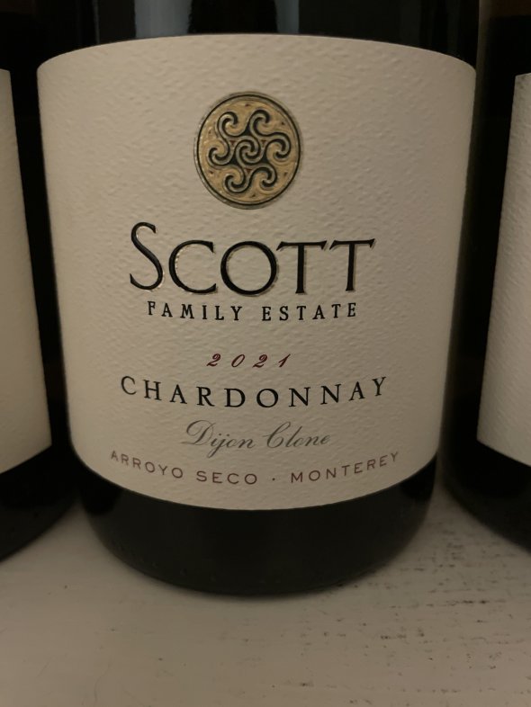 Scott Family, Chardonnay Dijon Clone, Monterey