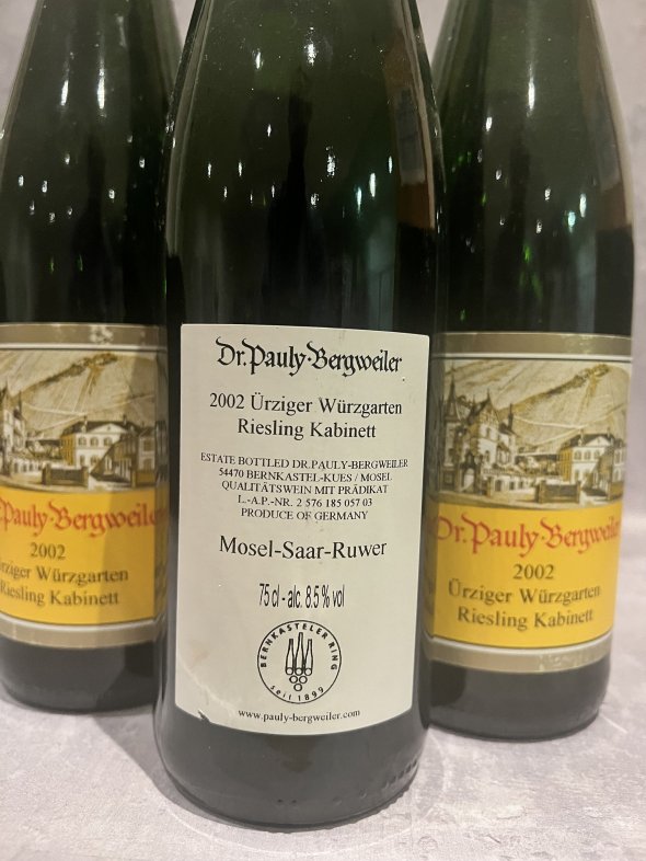 Dr. Pauly-Bergweiler, Urziger Wurzgarten Riesling Kabinett, Mosel