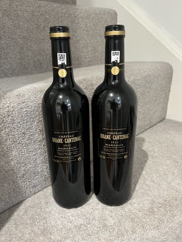  2012 (2 bottles) Chateau Brane-Cantenac 2eme Cru Classe, Margaux