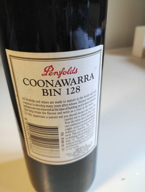 Penfolds, Bin 128 Shiraz, Coonawarra