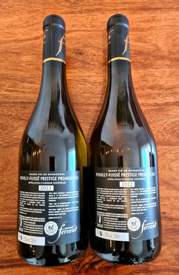 Nadine Ferrand, Pouilly-Fuisse, Prestige