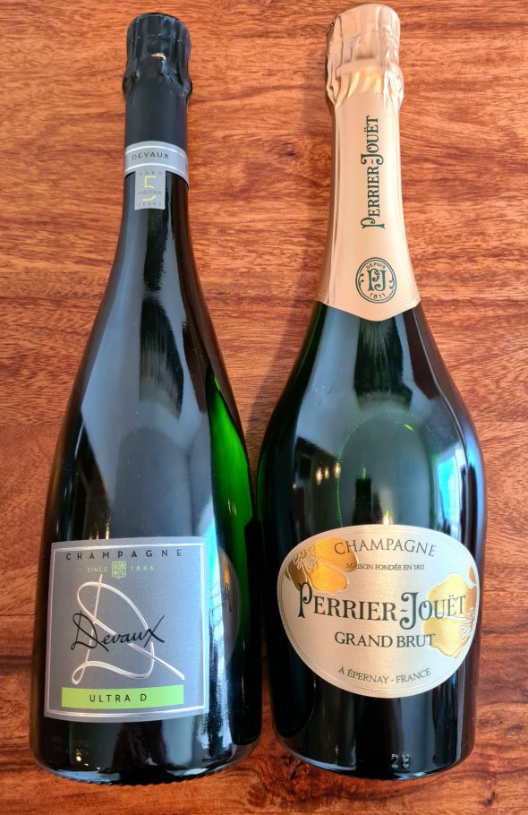 Devaux, Ultra D & Perrier-Jouet Grand Brut NV