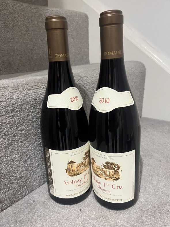 2010 (2 bottles) Domaine Francois Buffet, Volnay Premier Cru, Taille Pieds