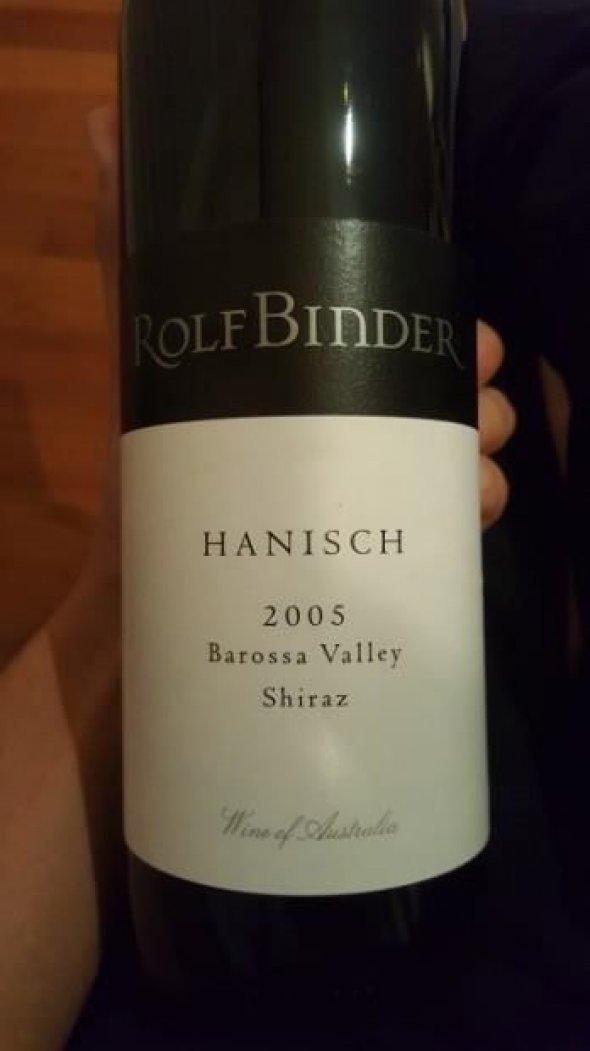 Rolf Binder, Rolf Binder Hanish Shiraz, Barossa Valley