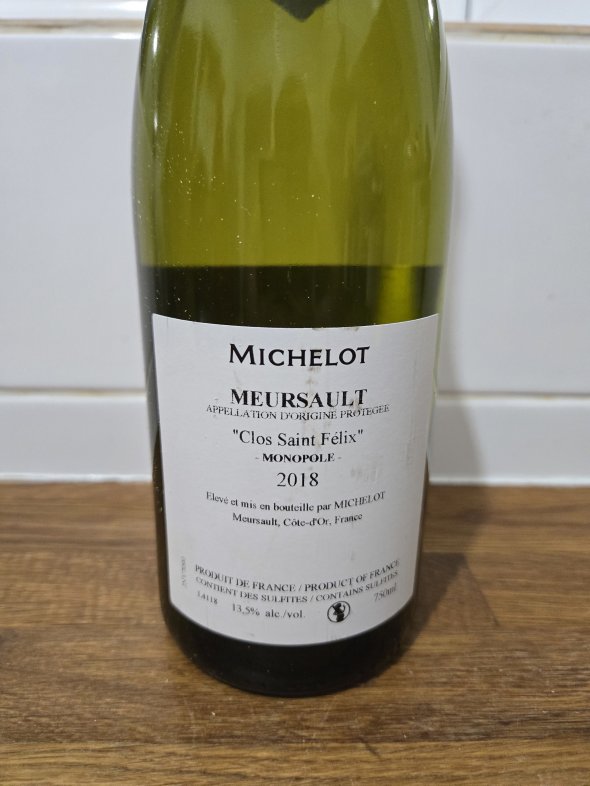Domaine Michelot, Meursault, Clos Saint Felix Monopole