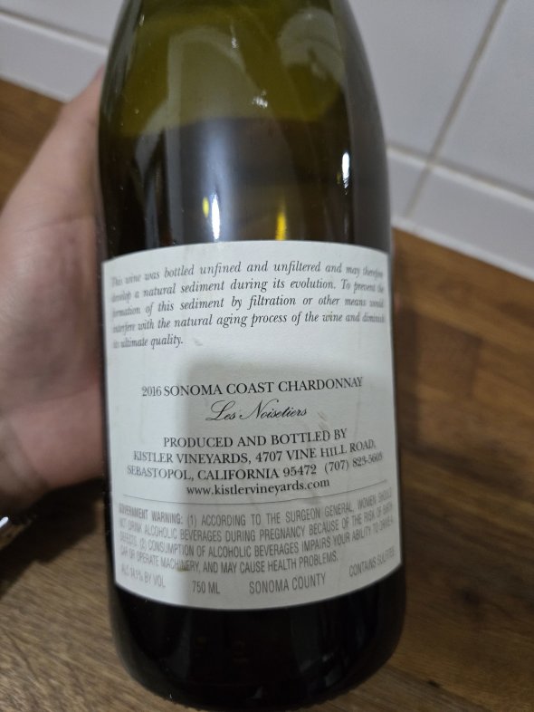 Kistler, Les Noisetiers, Sonoma Coast