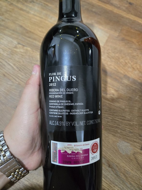 Dominio de Pingus, Flor Pingus, Ribera del Duero DO