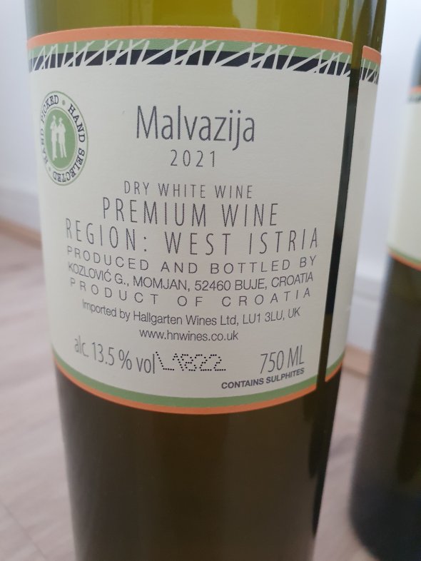 Kozlovic Malvasia 2021