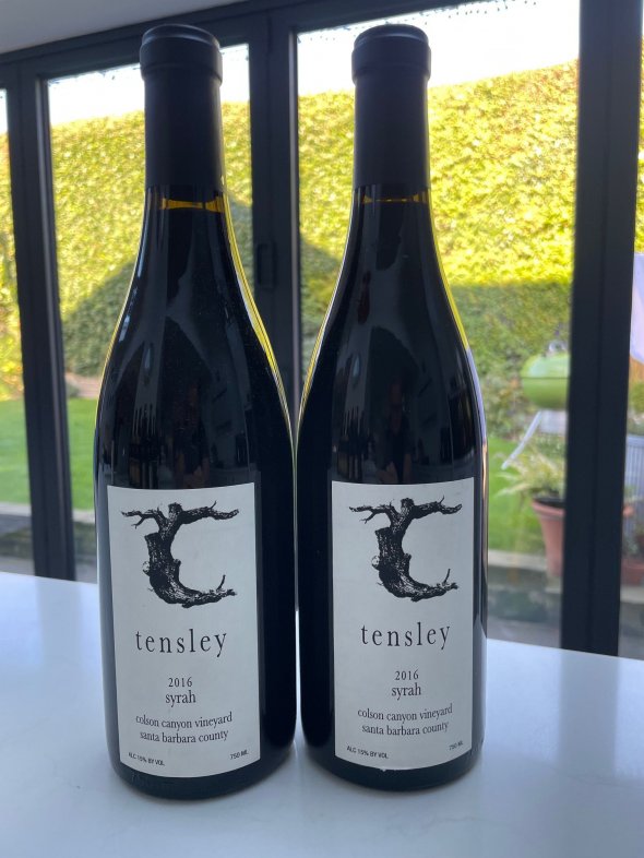 Tensley, Syrah Colson Canyon Vineyard, Santa Barbara County