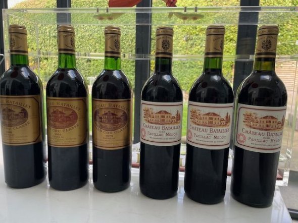 Chateau Batailley 1949 - 1996 Pauillac 5eme-Cru / Coffret Vieux Millesimes