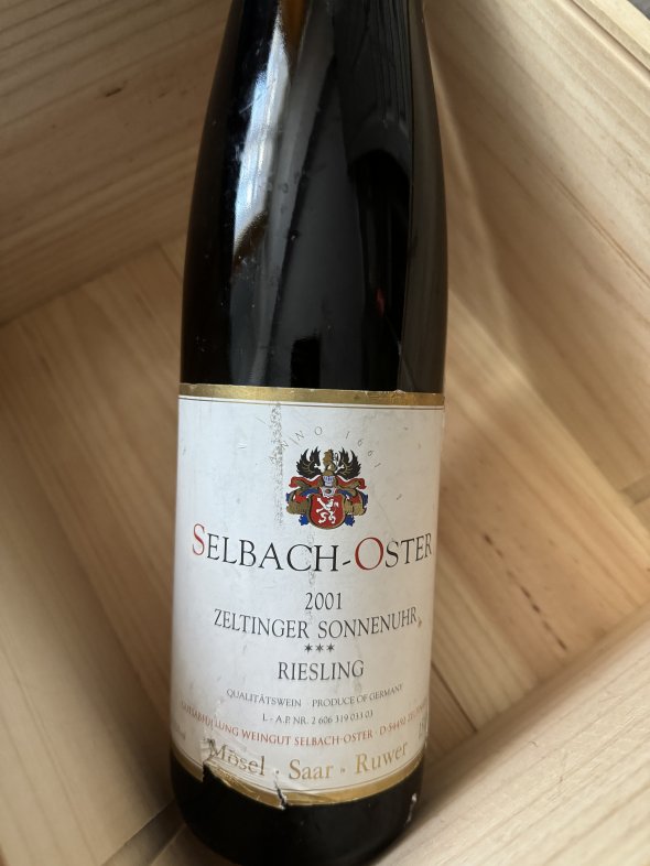 Selbach-Oster, Zeltinger Sonnenuhr Riesling Mosel