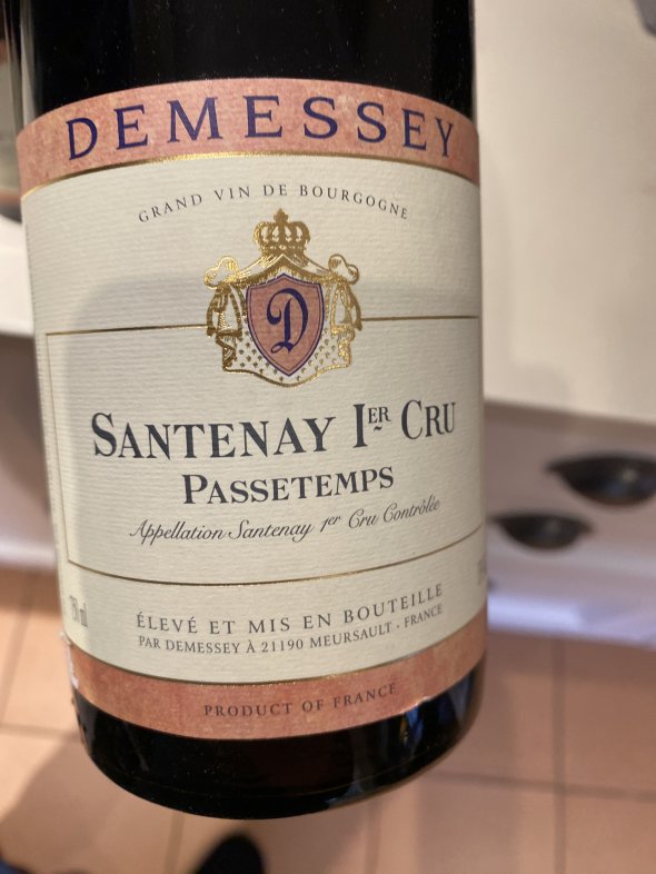Demessey santenay 1er Cru Passetemps