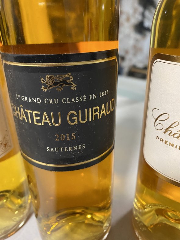 2015 Sauternes tasting comparison
