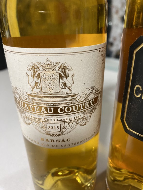 2015 Sauternes tasting comparison
