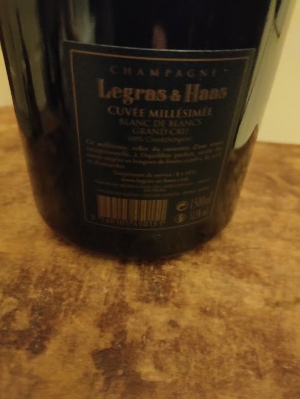 Legras & Haas, Cuvee Millesimee, Grand Cru