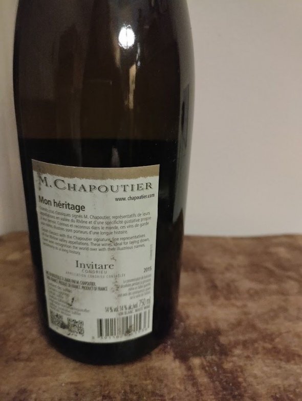 M. Chapoutier, Condrieu, Invitare