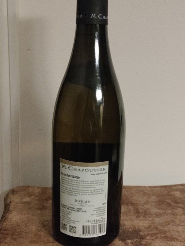 M. Chapoutier, Condrieu, Invitare