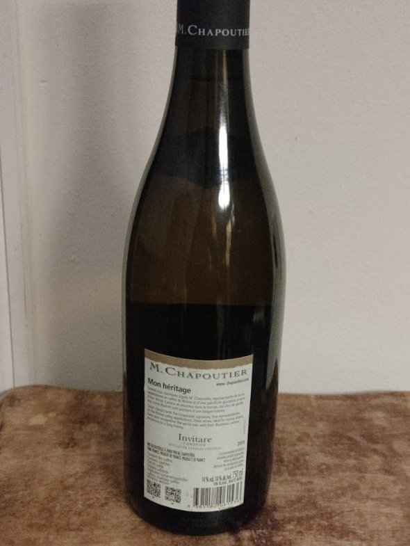 M. Chapoutier, Condrieu, Invitare