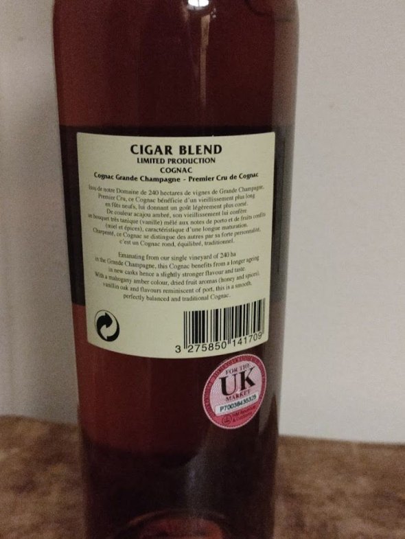 Frapin, Cigar Blend, Grande Champagne Cognac