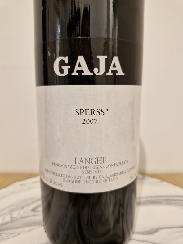 Gaja "Sperss" Nebbiolo, Langhe 2007