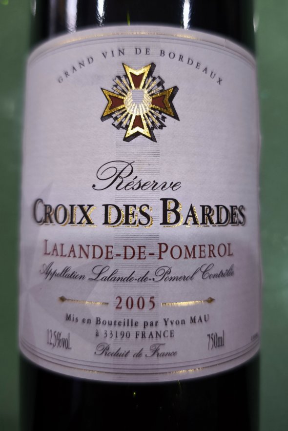 Croix des Bardes, Reserve, Lalande de Pomerol