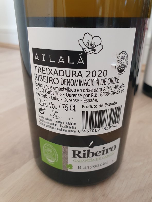Ailal&aacute; Treixadura